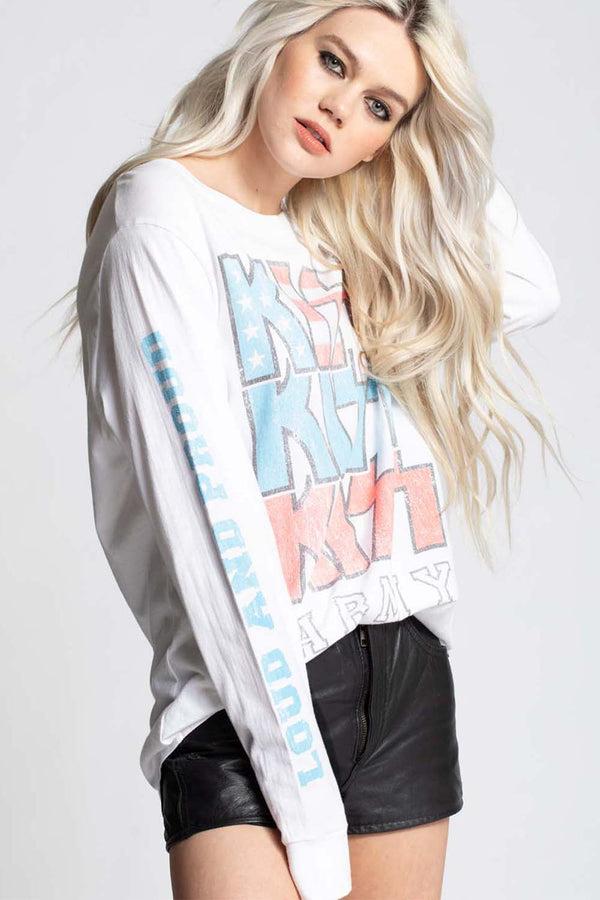 recycled karma KISS Army Long Sleeve Tee