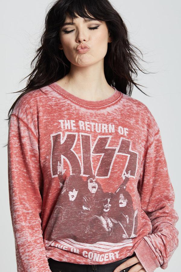 Recycled Karma KISS Live In Concert Sweatshirt