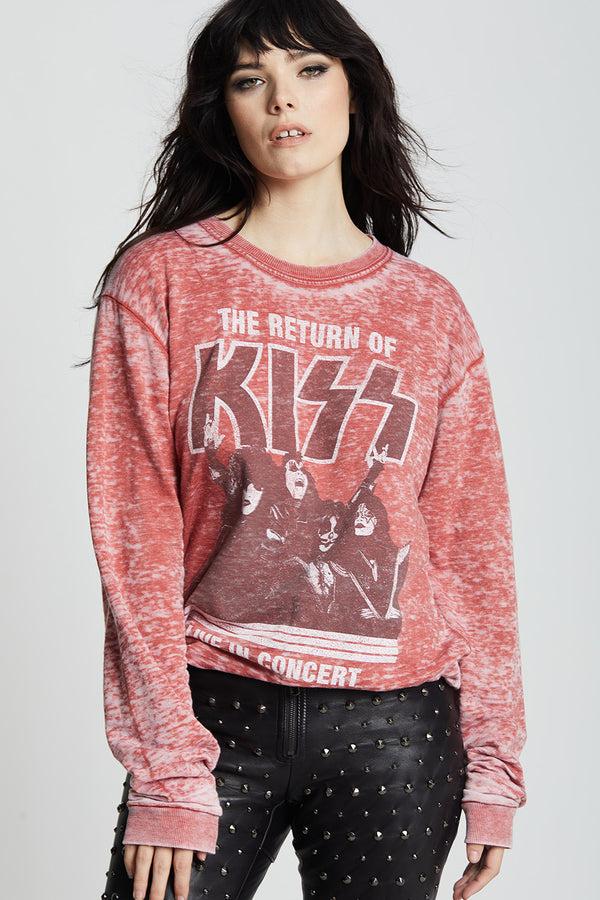 Recycled Karma KISS Live In Concert Sweatshirt