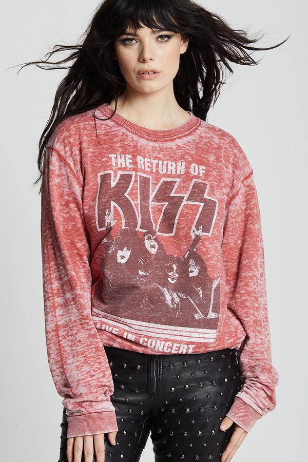 recycled karma KISS Live In Concert Sweatshirt