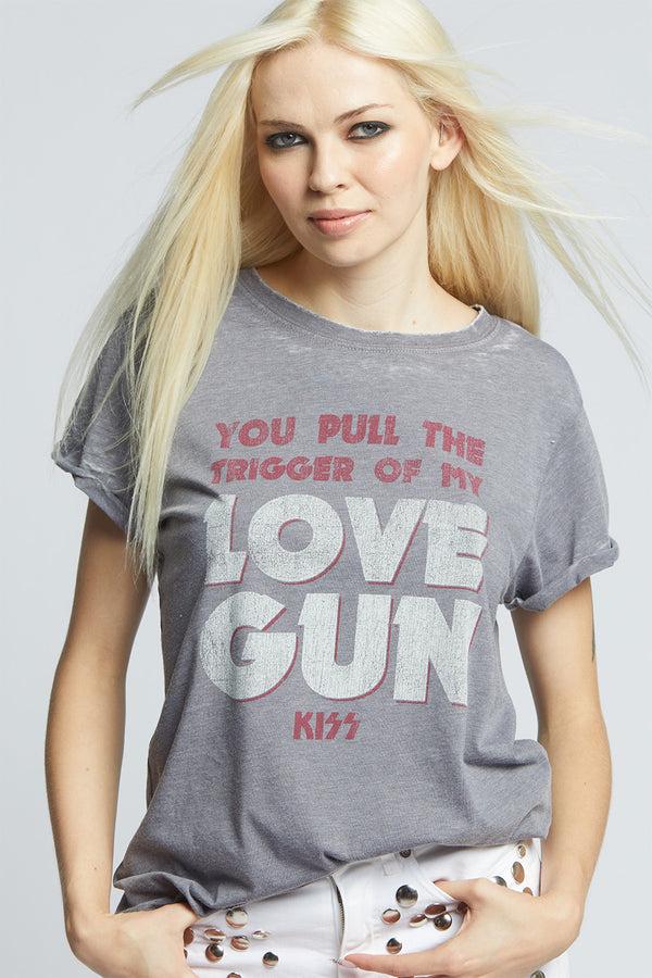 Recycled Karma KISS Love Gun Vintage Graphic Tee