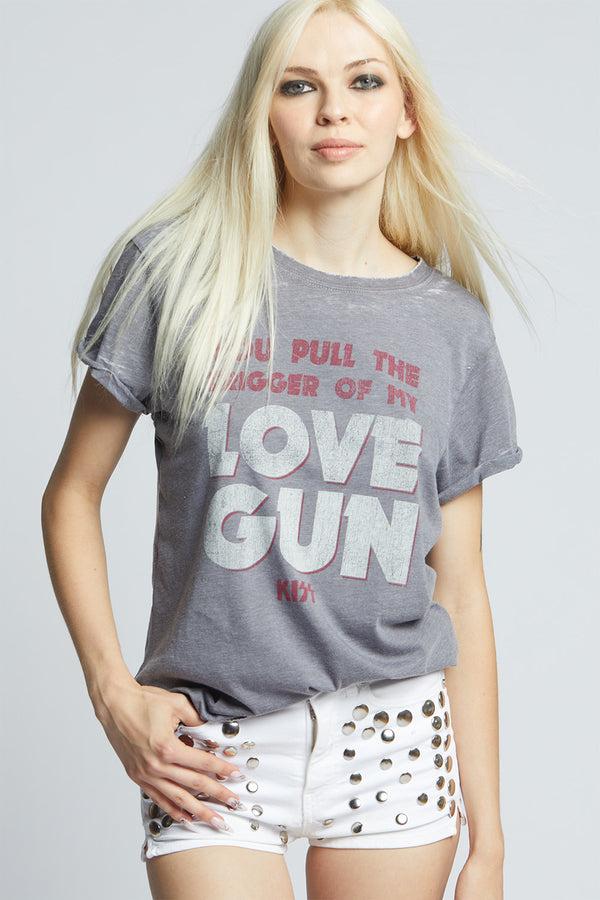recycled karma KISS Love Gun Vintage Graphic Tee