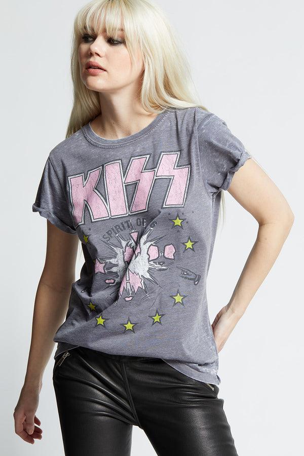 Recycled Karma KISS Spirit Of ‘76 Retro Graphic Tee