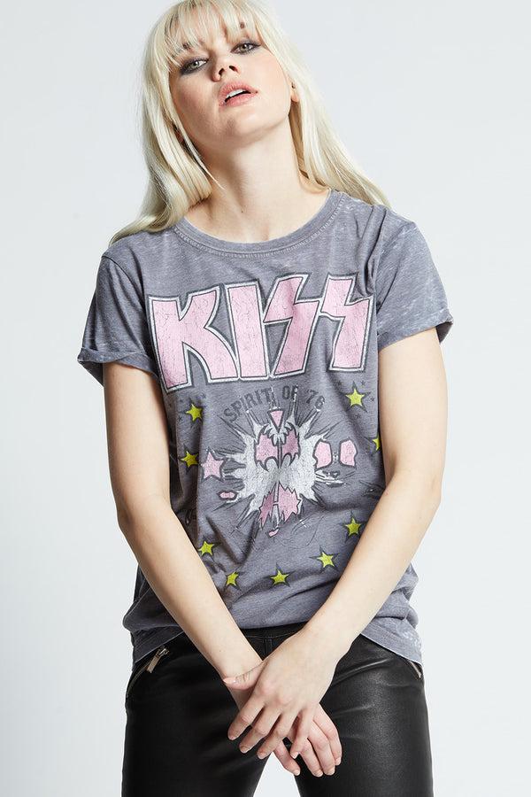 recycled karma KISS Spirit Of ‘76 Retro Graphic Tee