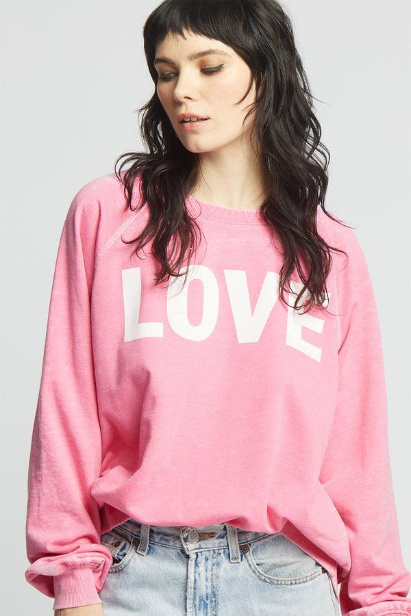 Recycled Karma Love Oversized Sweatshirt