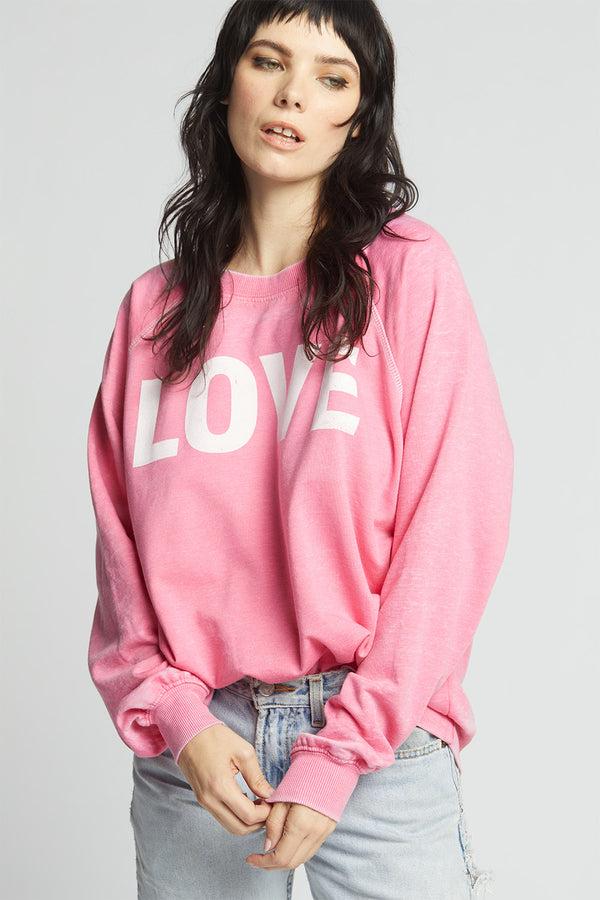 Recycled Karma Love Oversized Sweatshirt