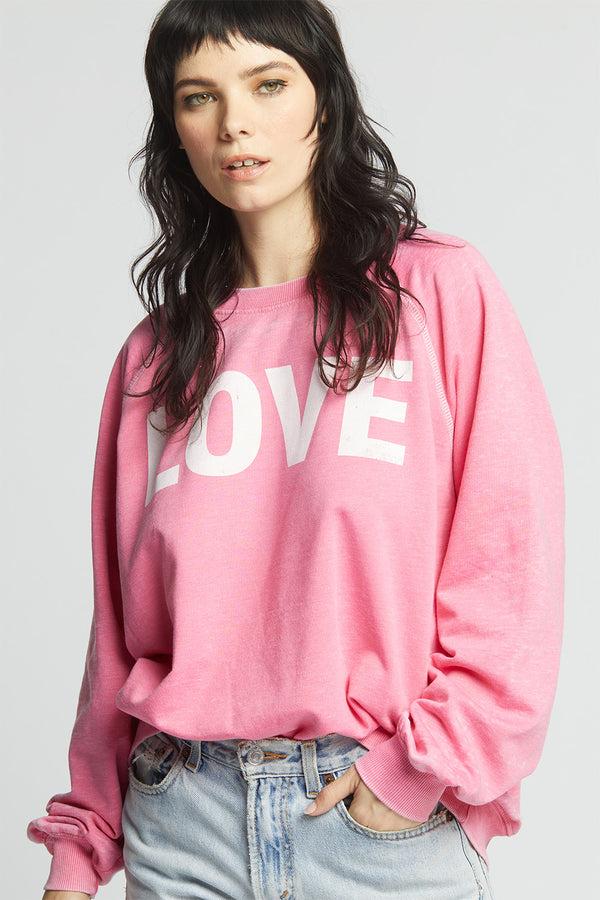 Recycled Karma Love Oversized Sweatshirt