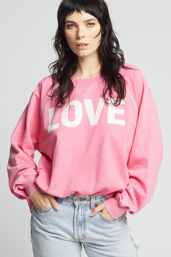 recycled karma Love Oversized Sweatshirt