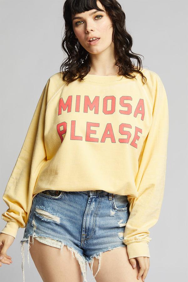 recycled karma Mimosa Please Oversized Sweatshirt