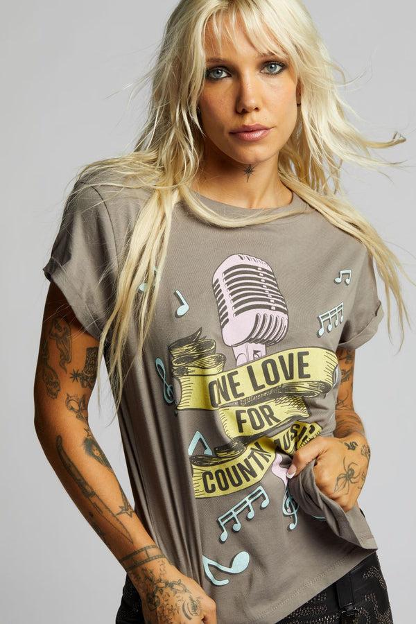 Recycled Karma One Love For Country Music Tee
