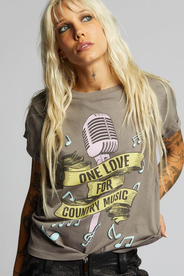 Recycled Karma One Love For Country Music Tee