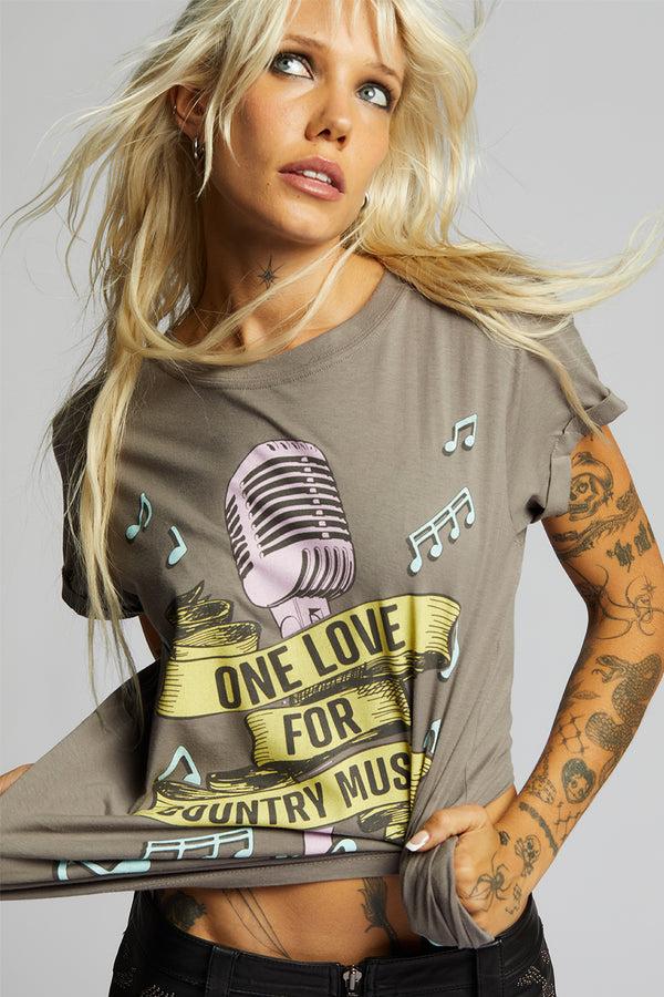 Recycled Karma One Love For Country Music Tee