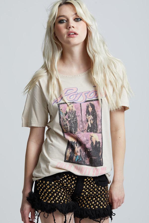 recycled karma Poison Talk Dirty To Me Tee