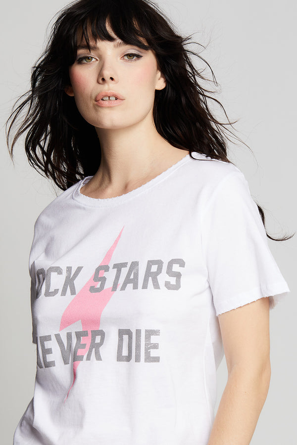 Recycled Karma Rock Stars Never Die Boyfriend Tee