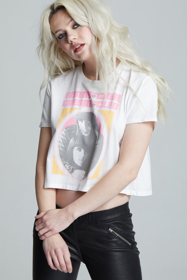 Recycled Karma Sonny & Cher Don't Go Crop Tee