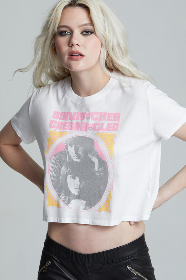 Recycled Karma Sonny & Cher Don't Go Crop Tee
