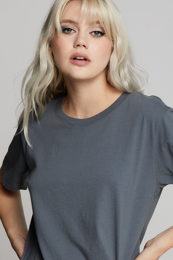 Recycled Karma Steel Gray Unisex Tee
