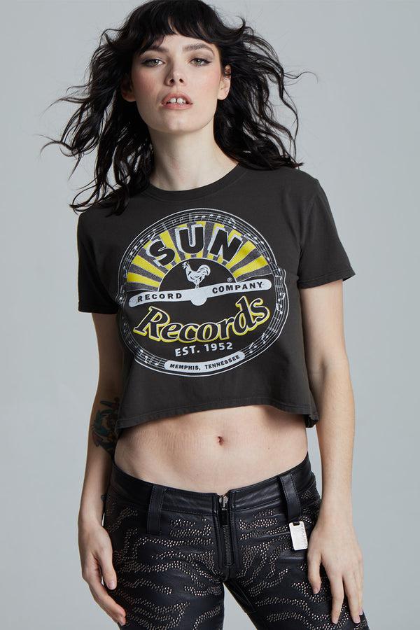 Recycled Karma Sun Records Rock 'N Roll Crop Tee
