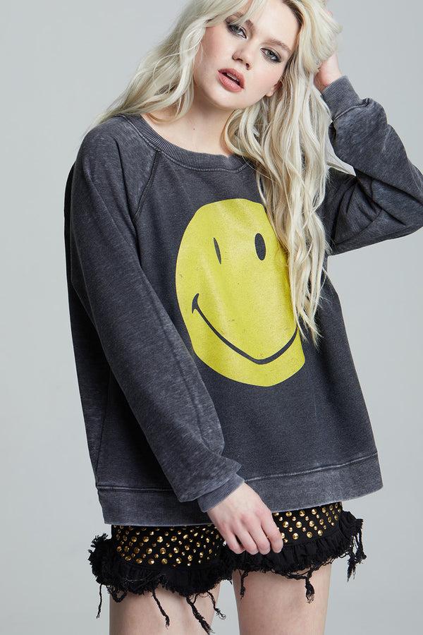 Recycled Karma Time To Smile Sweatshirt