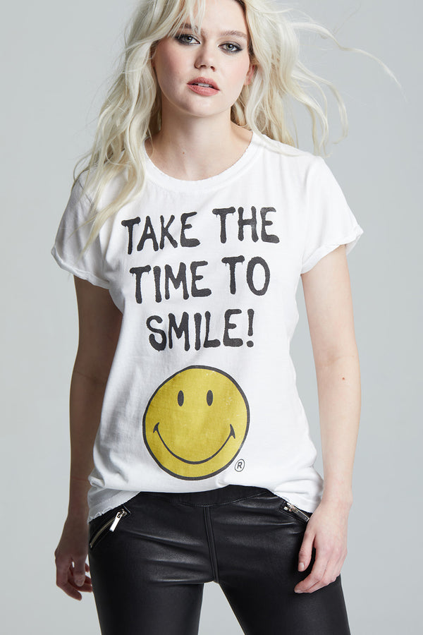 recycled karma Time to Smile Tee