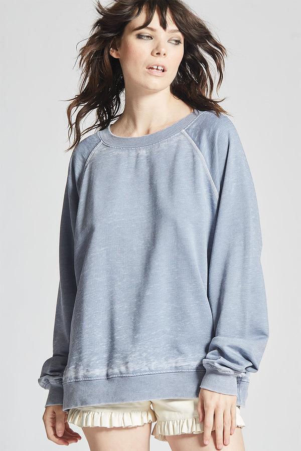 Recycled Karma Vintage Blue Sweatshirt