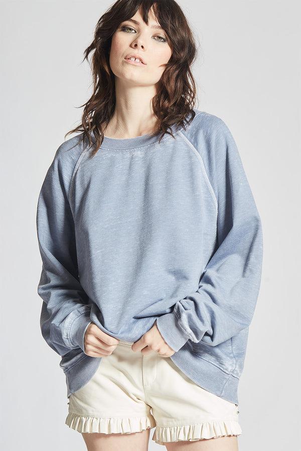 Recycled Karma Vintage Blue Sweatshirt