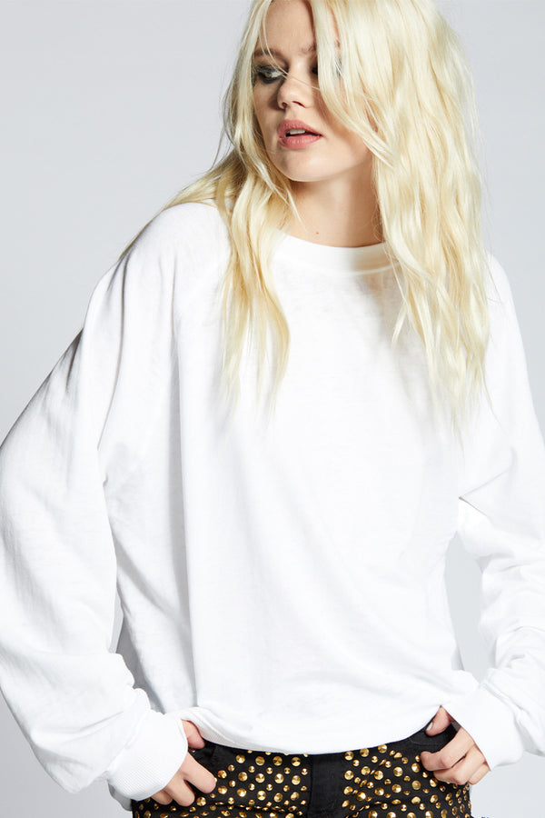 Recycled Karma White Sweatshirt
