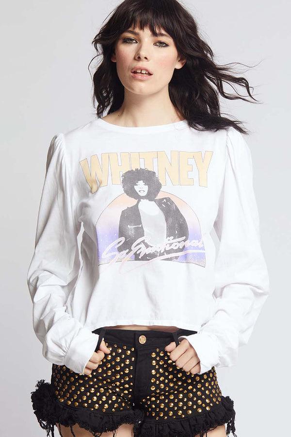 recycled karma Whitney Houston Puff Sleeve