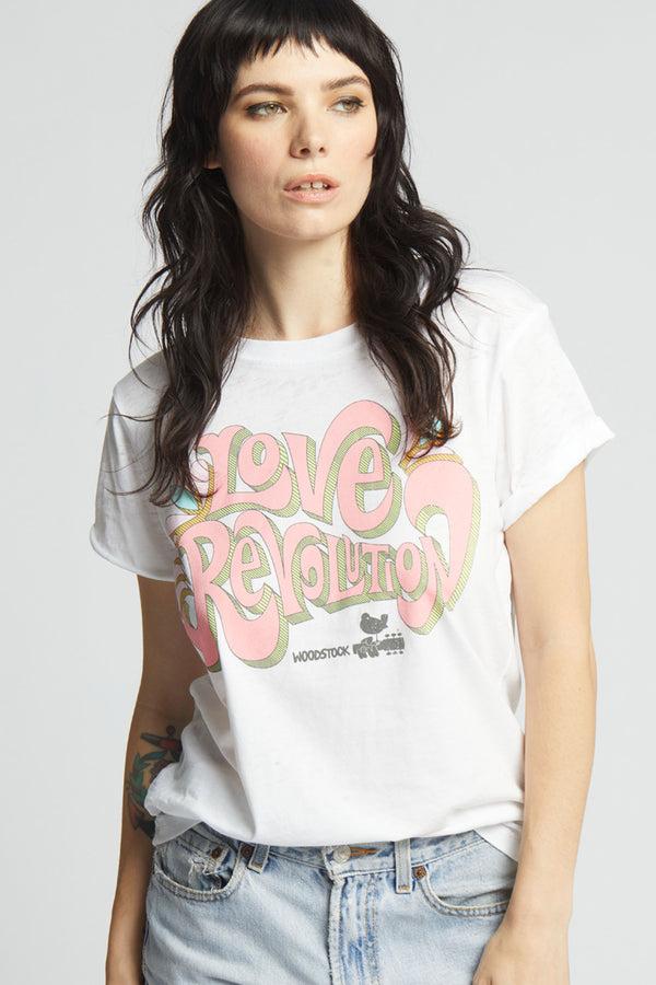 Recycled Karma Woodstock Love Revolution Tee