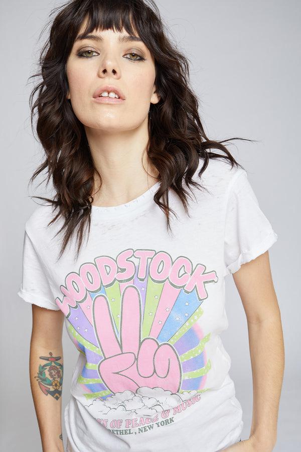 Recycled Karma Woodstock Peace Out Tee