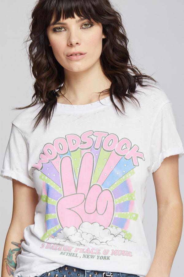 Recycled Karma Woodstock Peace Out Tee