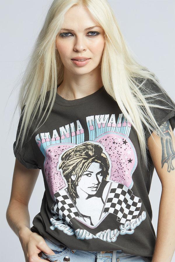 Recycled Karma Shania Twain You Win My Love Vintage Graphic Tee