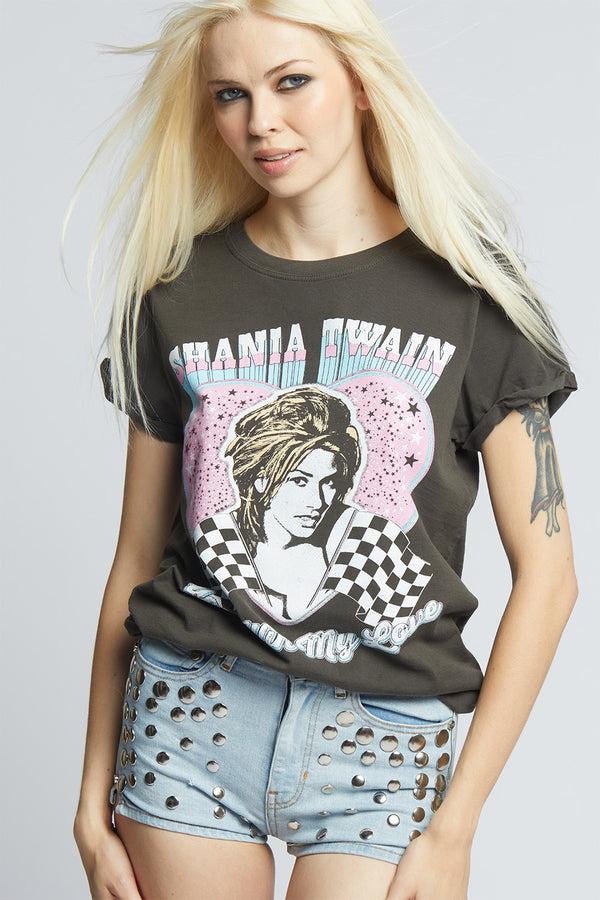 Recycled Karma Shania Twain You Win My Love Vintage Graphic Tee