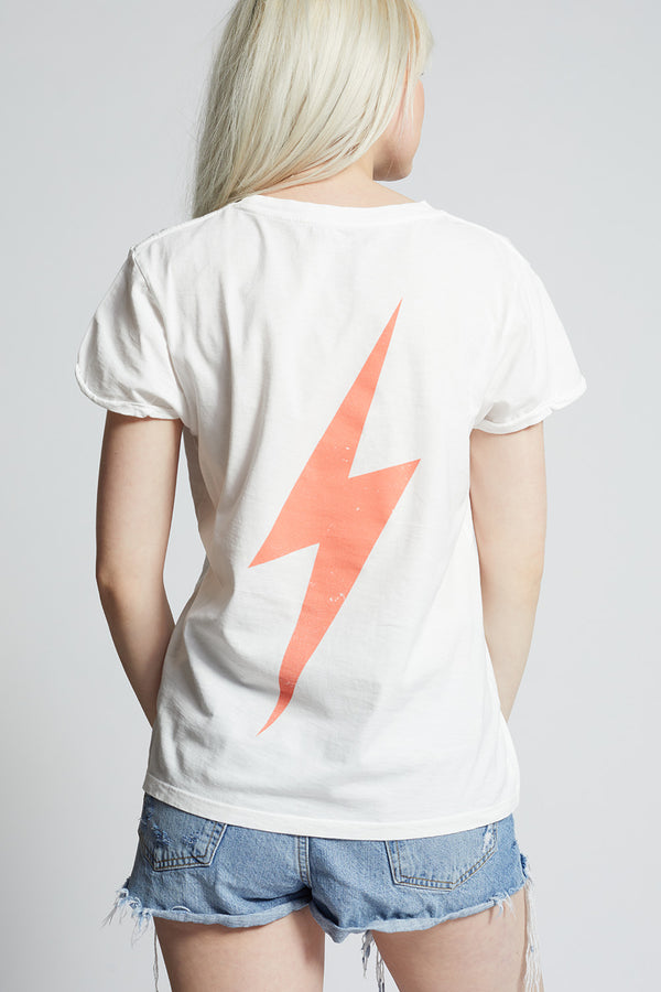 Recycled Karma Songs About You White Slim-fit Statement Tee