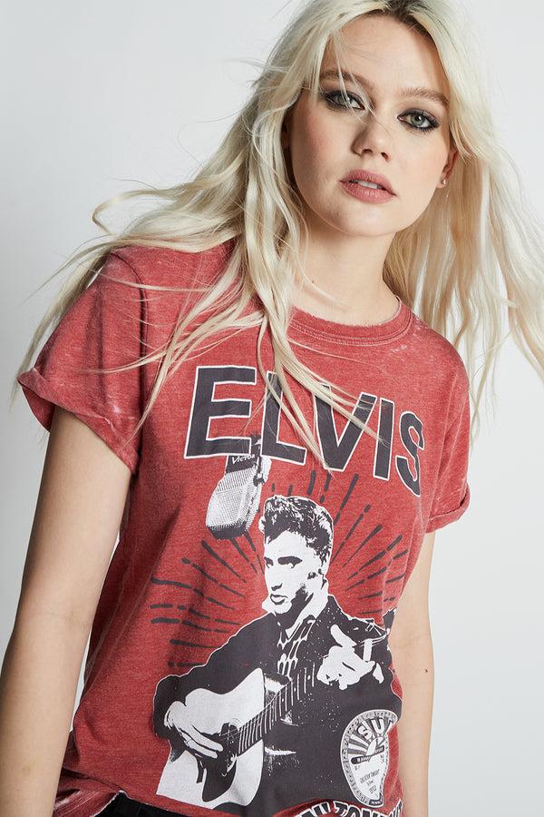 Recycled Karma Sun Records X Elvis Good Rockin’ Tonight Retro Graphic Tee