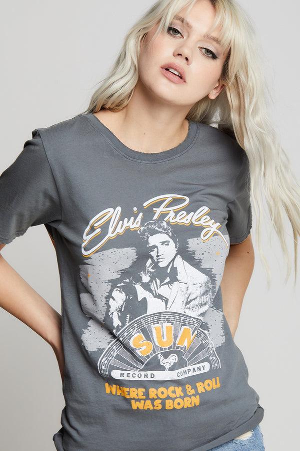 Recycled Karma Sun Records X Elvis Presley Boyfriend Tee