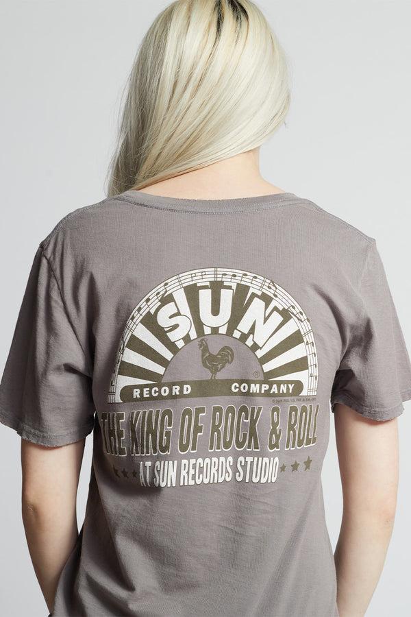 Recycled Karma Sun Records X Elvis Presley King Boyfriend Tee