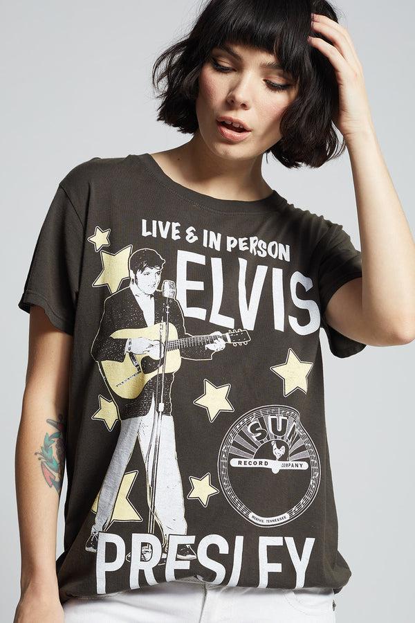 Recycled Karma Sun Records X Elvis Presley Live Tee