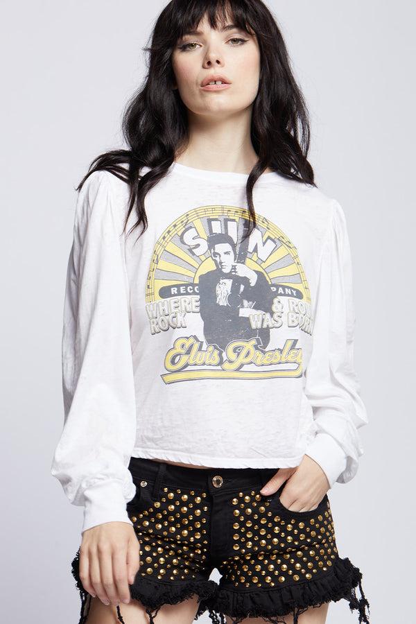 recycled karma Sun Records X Elvis Presley Puff Sleeve