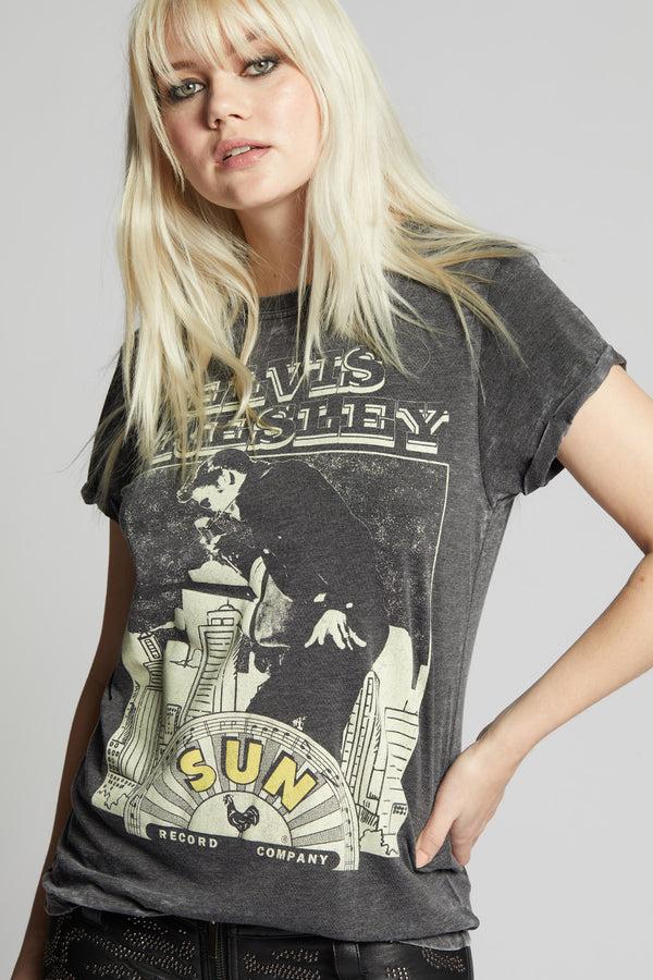 Recycled Karma Sun Records X Elvis Presley Skyline Tee