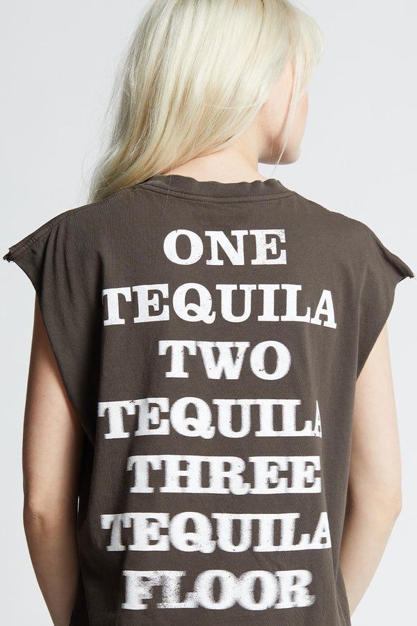 Recycled Karma Tequila Por Favor Cut-Off Sleeve Tee