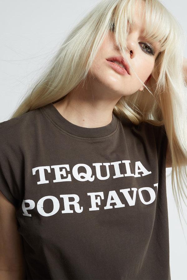 Recycled Karma Tequila Por Favor Cut-Off Sleeve Tee