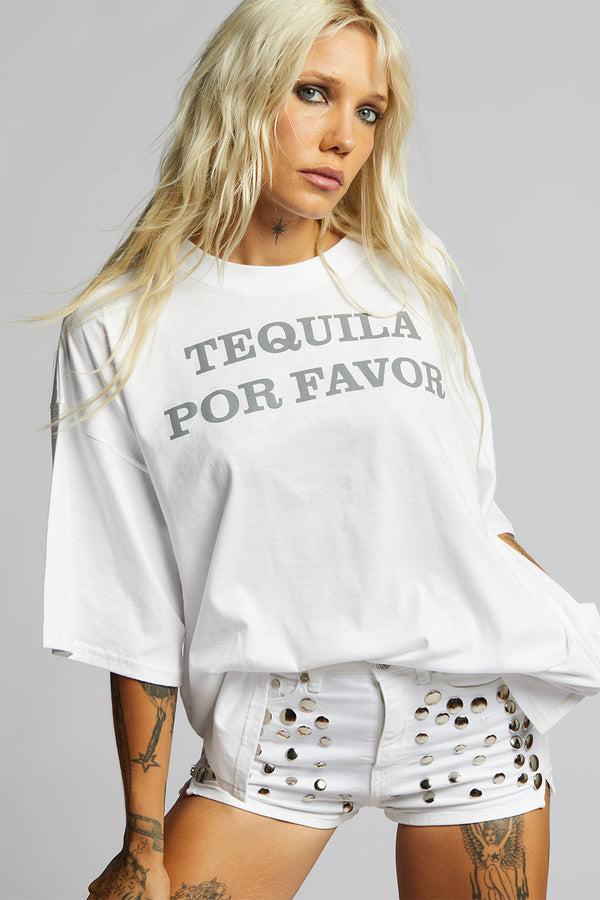 Recycled Karma Tequila Por Favor One Size Statement Tee