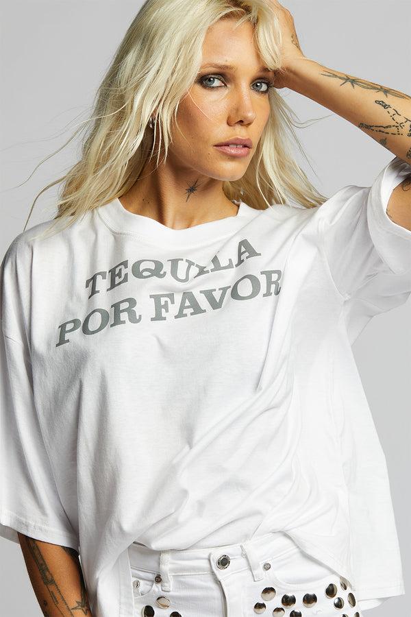 Recycled Karma Tequila Por Favor One Size Statement Tee