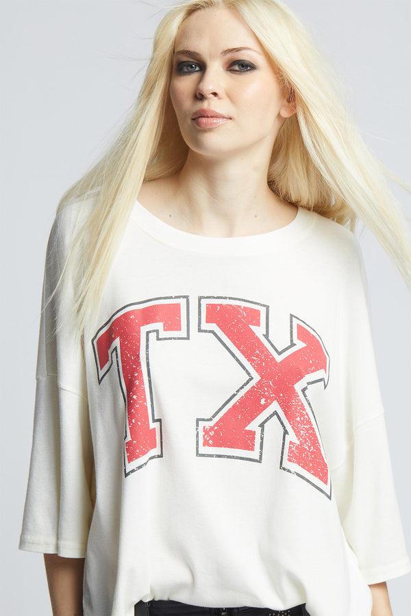 Recycled Karma Texas 25 One Size Tee - Vintage Inspired Oversized Tee