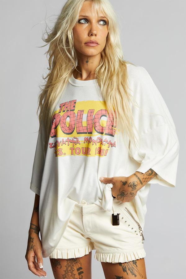 Recycled Karma The Police 1981 US Tour One Size Tee