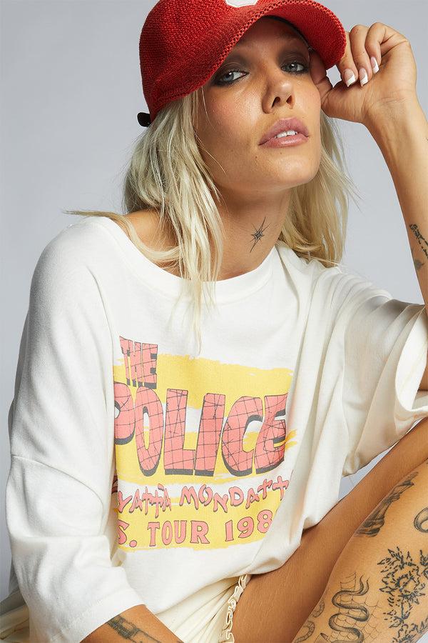 Recycled Karma The Police 1981 US Tour One Size Tee