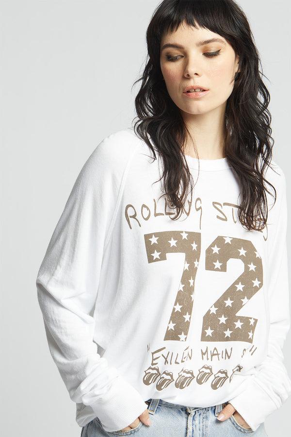 Recycled Karma The Rolling Stones 1972 Exile On Main St Oversized Sweatshirt