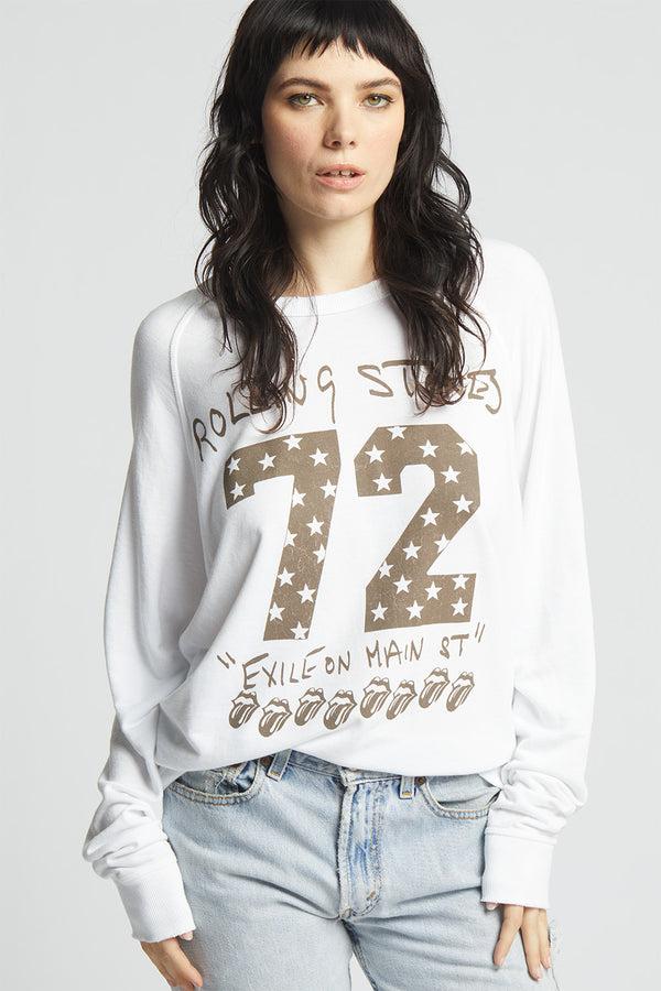 Recycled Karma The Rolling Stones 1972 Exile On Main St Oversized Sweatshirt