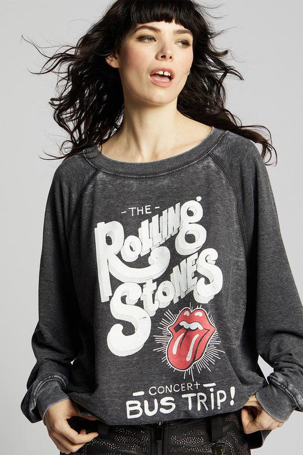 Recycled Karma The Rolling Stones Bus Trip RSM Oversized Sweatshirt